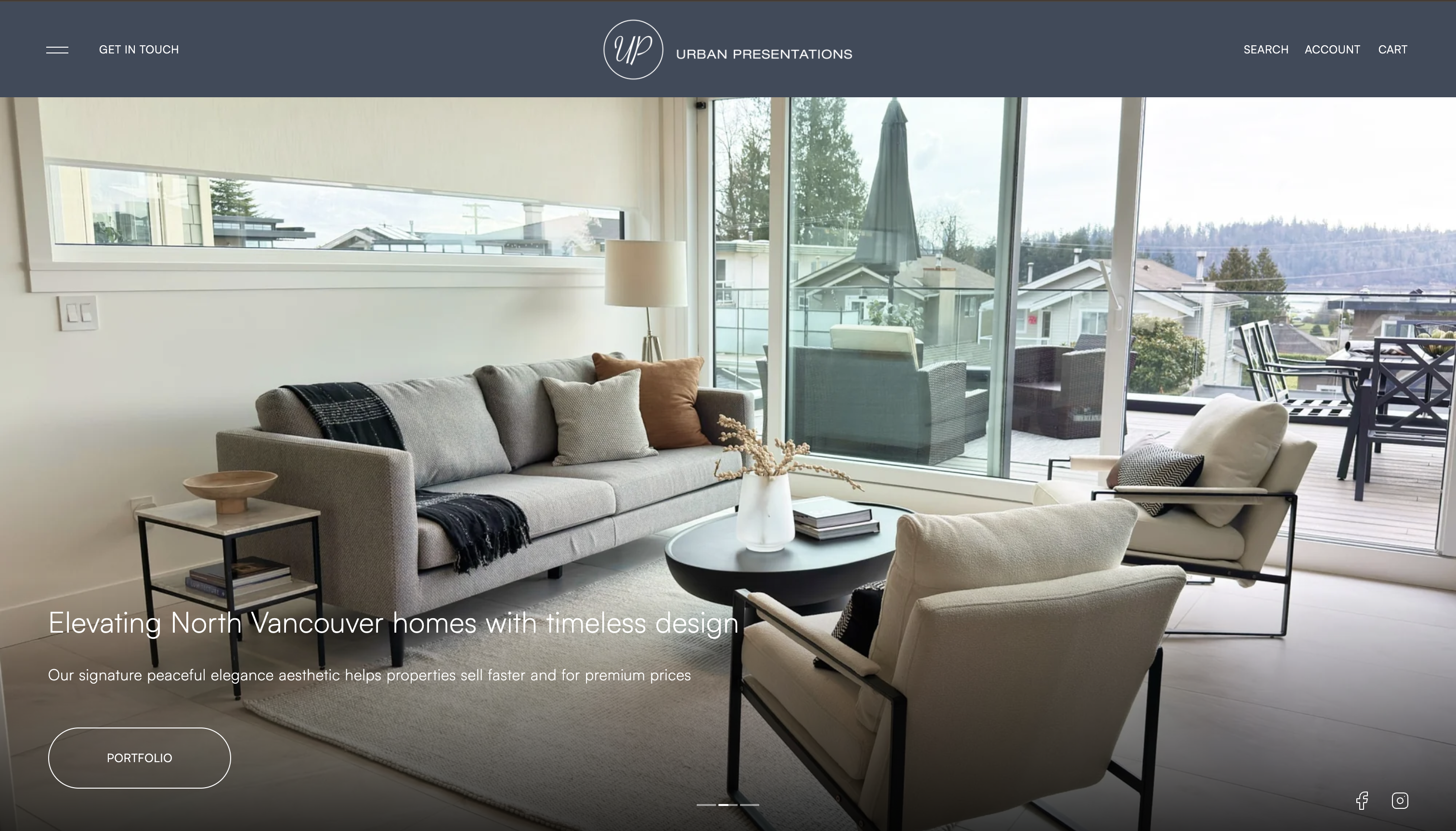 Urban Presentations website